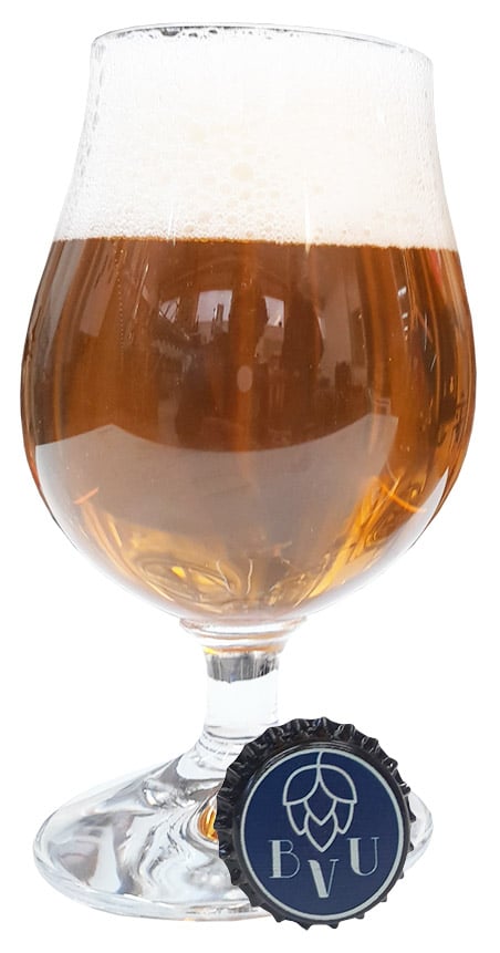 Bellatrix, bière blonde dorée de la brasserie de la vallée de l'Ubaye